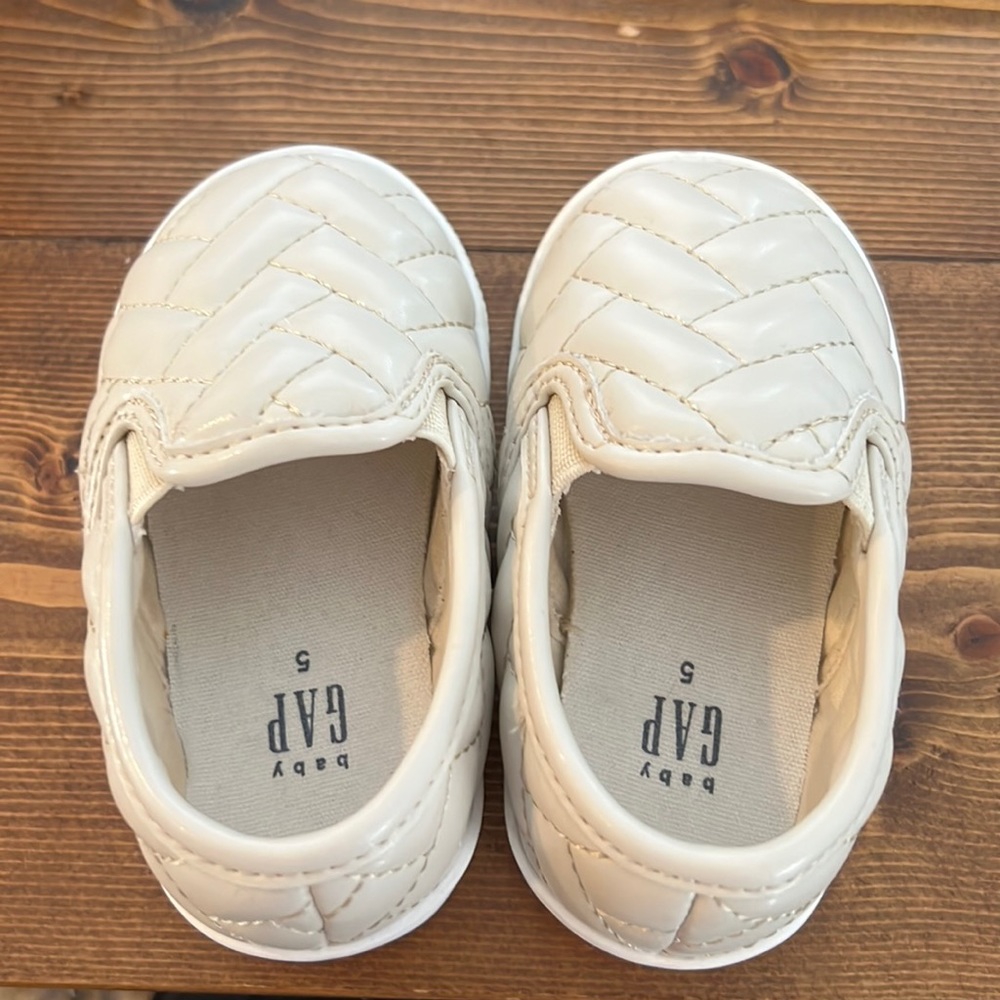 Quilted toddler slip ons